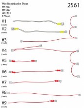 Additional picture of 2561 - Wiring Harness, 3 PH (All "KM/KMT" 8 - 12 Sided Kilns)