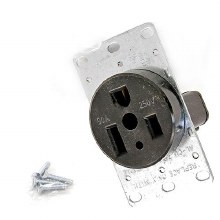 545 - Receptacle, 6-50 Flush Mount (All 8-12 Sided Kilns)