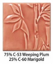 Additional picture of C-53  Weeping Plum  Cone 5/6, Pint