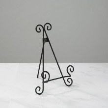 Additional picture of Easel/Stand - 11" Black Swirl
