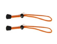 Additional picture of XCBT2  Clay Bag Ties (2 pack) - Orange