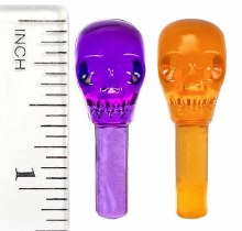 Skull Lites- Orange & Purple Assort. (25 Pack)