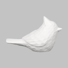 Additional picture of MB1600 - Crested Whittled Bird     5"L x 2.25"W x 3"H