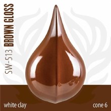 Additional picture of SW513 - Brown Gloss Cone 5-10