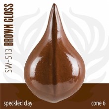 Additional picture of SW513 - Brown Gloss Cone 5-10