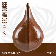 Additional picture of SW513 - Brown Gloss Cone 5-10