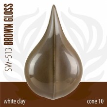 Additional picture of SW513 - Brown Gloss Cone 5-10