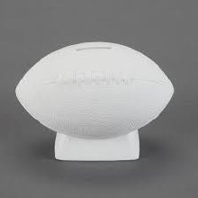 29852 - Football Bank 6"L x 3"W x 4.5"H
