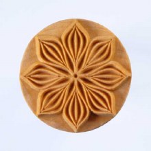 SCXL-026 Extra Lrg. Round Stamp - Poinsettia, 6cm