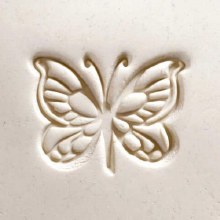 Additional picture of SCXL016 - Extra Lrg. Round Stamp: Butterfly, 6cm