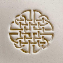 Additional picture of SCXL015 - Extra Lrg. Round Stamp: Celtic Knot, 6cm