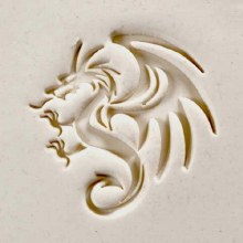 Additional picture of SCXL013 - Extra Lrg. Round Stamp: Dragon, 6cm