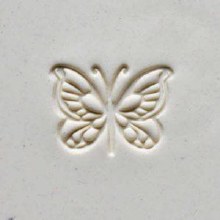 Additional picture of SCL043 - Lrg. Round Stamp: Butterfly, 4cm