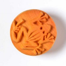SCL-003 Lrg. Round Stamp - Tree Frog, 4cm