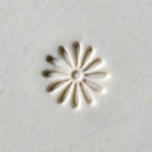 Additional picture of SCS004 - Sm. Round Stamp: Daisy, 1.5cm