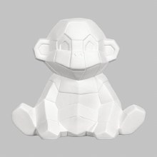 MB1604 - Monkey Facet-ini     5.5"L x 3.25"W x 4.75"H