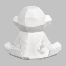 Additional picture of MB1604 - Monkey Facet-ini     5.5"L x 3.25"W x 4.75"H