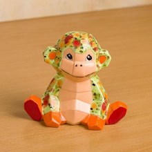Additional picture of MB1604 - Monkey Facet-ini     5.5"L x 3.25"W x 4.75"H