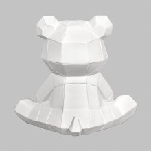 Additional picture of MB1605 - Teddy Bear Facet-ini     5.25"L x 3.25"W x 5"H