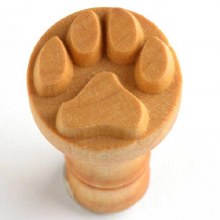 SCM-001 Med. Round Stamp - Dog Paw, 2.5cm