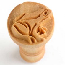 SCM-158 Med. Round Stamp - Frog, 2.5cm