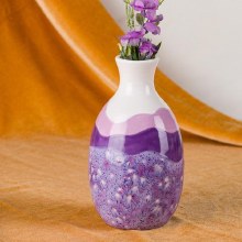 Additional picture of MB1611 - Blossom Vase     3.5"L x 3.5"W x 6.5"H
