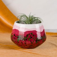 Additional picture of MB1612 - Flora Vase     5.75"L x 5.75"W x 4"H