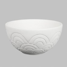 MB1613 - Scalloped Bowl     6.25"L x 6.25"W x 3.25"H