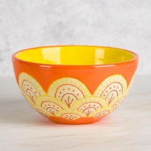 Additional picture of MB1613 - Scalloped Bowl     6.25"L x 6.25"W x 3.25"H