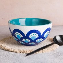 Additional picture of MB1613 - Scalloped Bowl     6.25"L x 6.25"W x 3.25"H