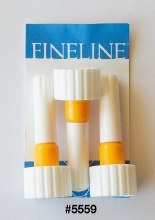 Fineline Applicator Caps- Yellow 18G (3 Pack)