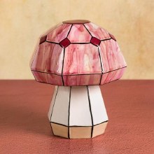 Additional picture of MB1625 - Lrg. Faceted Mushroom     6"L x 6"W x 7"H