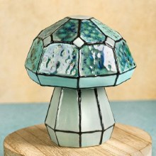 Additional picture of MB1626 - Sm. Faceted Mushroom     4.25"L x 4.25"W x 5"H