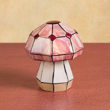 Additional picture of MB1626 - Sm. Faceted Mushroom     4.25"L x 4.25"W x 5"H