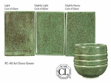 Additional picture of PC-48  Art Deco Green  Cone 5/6, Pint