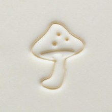 Additional picture of SCM272 - Med. Round Stamp: Mushroom, 2.5cm
