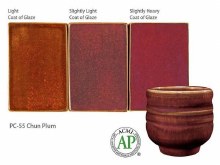 Additional picture of PC-55  Chun Plum  Cone 5/6, Pint