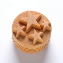 SCL-131 Lrg. Round Stamp - Stars, 4cm
