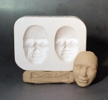 SG42 Male & Female Faces Sprig Mold