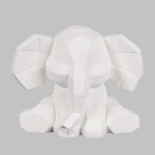 MB1637 - Elephant Facet-ini  5.25"L x 3.5"W x 4.25"H