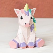 Additional picture of MB1639 - Unicorn Facet-ini  4.5"L x 4"W x 5.25"H