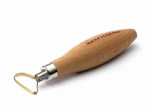 Additional picture of XTF02 Tear Drop Titanium-Fused Trim Tool, Med.