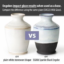 Additional picture of EG006 - Sparkle Black Engobe Cone 5-10