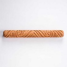Additional picture of LHR020 - Long Hand Roller: Maori Spirals, 20cm