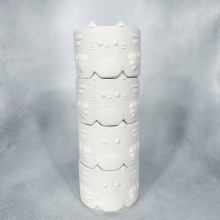 Additional picture of CCX3210 - Stack-a-Cat Mug 3-3/4"Dia x 3"H