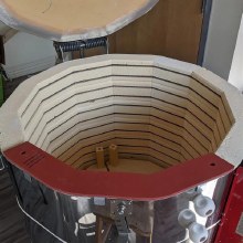 Additional picture of 10 Sided Kiln Shield- 2.5" Brick