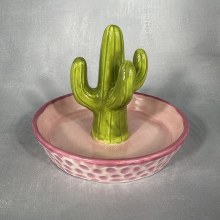 Additional picture of CCX4027 - Cactus Ring Dish 4-3/4"L x 4-3/4"W x 4"H