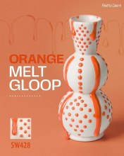 Additional picture of SW428 - Orange Melt Gloop Cone 5-10