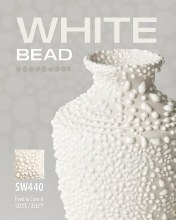 Additional picture of SW440 - White Bead Glaze Cone 5-10