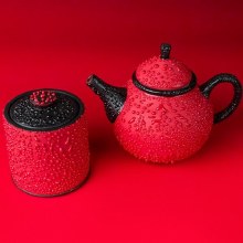 Additional picture of SW443 - Red Bead Glaze Cone 5-10